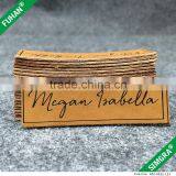 Custom Embossed Sew On Jeans Leather Patch Label thumbnail-5