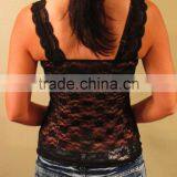 Sexy Lace Tank Tops / Tank Top Bottom Lace / Lace Tank Top thumbnail-2