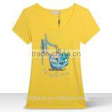 Latest Fashion Casual Elegant Short Sleeve Summer Women Printed T Shirt thumbnail-4