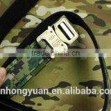 Digital Woodland Camouflage Metal Buckle High Strength Military Tactical Combat Belts thumbnail-2