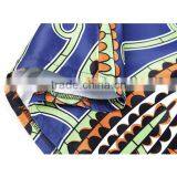 Women's African Print High Waist A-Line Pleated Midi Dashiki Skirt thumbnail-3