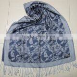 New Hot Popular Ladies Jacquard Paisley Floral Viscose Scarf for Dubai thumbnail-6