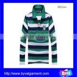 OEM100%Cotton Printed Sports Men Factory Price Custom Polo Shirts Stripe thumbnail-5