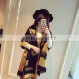 2017 New Model Yong Ladies Scarf Printed Bear Pattern Imitated Cashmere Material 190*65cm Girl Cappa thumbnail-3