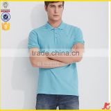 wholesale short sleeve men polo shirt newest design with pique fabric