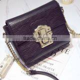 Zm50261b 2017 Latest Lady Single Shoulder Crossbody Bag Lock Catch Pure Color Bags Women thumbnail-5