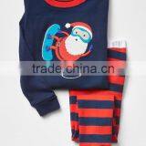 Santa Embroidered Kids Pajama Set thumbnail-1