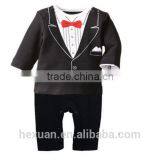 Baby Long Sleeve Boys Bodysuit Set Romper Spring Infant Boy's Clothing Sets thumbnail-2