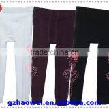 Plain Color Printed Kids Cotton Dance Tights thumbnail-6