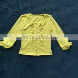 Mjy-132 Baby Girls Summer Clothing 2015 Fashion Baby Clothes Persnickety Remake Outfit Long Sleeve Shirt thumbnail-1