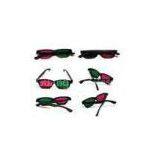 Vitage Plastic Frame + AC Lens Anaglyph Red Green 3D Glasses For Movie Game Vision thumbnail-1