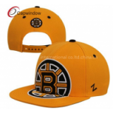 Gold Boston Bruins Snapback Baseball Caps Embroidery , Youth Baseball Cap