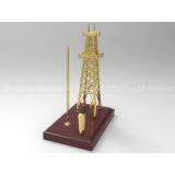 Diecast Oil Rig Derrick Model With Pen Holder thumbnail-2
