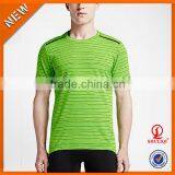 Wholesale Men Running Wear ,mesh Breathable Fabric Fitness Gym Shirts H-541