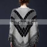2015 Autumn Fashion Dress Women Wear Poncho Sweater Pullover Sweater thumbnail-5