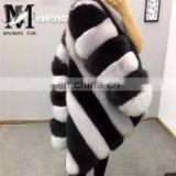 Hot Selling Women Genuine Fox Fur Coat Warm Beautiful Fashion Winter Cape Coat thumbnail-4