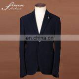 Men jacket Knit jakcet Navy jacket 100% Cotton soft jacket