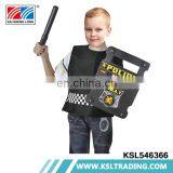 High quality vest and props children police costume for boys