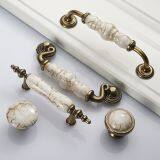 Dali Stone - Grain Ceramic Handle Classic High - Grade European Garden Cabinet Drawer Drawer Door Handle Antique Chinese thumbnail-4