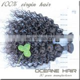 Promotion product cheap raw unprocessed human hair curly hairpieces