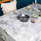 Morden Design Special Process Tie Dye Fabric Table Cover Washable Tablecloth for Coffee Table thumbnail-3