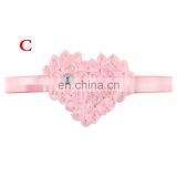 Free Shipping Handmade Valentines Day Newborn Baby Rose Flower Headband thumbnail-4