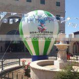 Hot Air Balloon Shaped Inflatable Ground Decoration Rainbow Color Rooftop Balloons for Party Events thumbnail-4