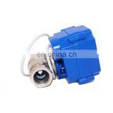 12V 24V Stainless Steel 2 Way Electric Motorized Ball Valve DN15 DN20 DN25 thumbnail-6