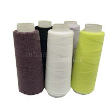 100% polyester hot melting yarn round button thread for special Winding machine