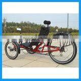 Leisure Three Wheel Recumbent Trike With 20 Inch Wheels thumbnail-1