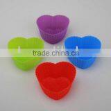 Heart Silicone Cupcake Cases