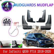 New 4PCS for Infiniti QX50 P71A 2018 2019 2020 Mudguards Mudflap Fender Mud Flaps Splash Front Rear Baffle Protect Accessories thumbnail-1