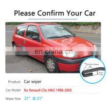 Car Wiper Blades for Renault Clio 2 MK2 1998~2005 Window Windscreen Windshield Wipers Car Accessories Stickers 1999 2000 2001 thumbnail-2