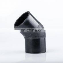 PE100 Butt Fusion Sdr11 Sdr17 Hdpe Pipe Fittings 45 Degree Elbow Fitting thumbnail-2