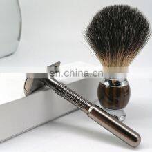 China OEM Face Razor Colorful Wet Shaving Double Edge Safety Razor Mens Private Label Brass Safety Razor thumbnail-2