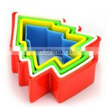Best Selling Plastic Christmas Tree Shape Cookie Cutter Set thumbnail-3