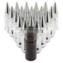 Stainless Steel Lug Nuts, Extended Tuner Car Wheel Nut Spiked thumbnail-3