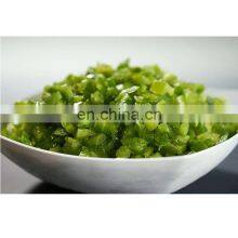 Sinocharm BRC Approved 10*10mm Fresh Crisp IQF Frozen Green Pepper Dice thumbnail-3