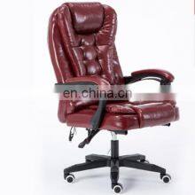 Cheap Price Manufacturer High Quality Tested Certificate Leather Ergonomic Massage Swivel Reclining Office Chair for Adult thumbnail-5