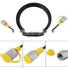 High Quality Hydraulic Pressure 63 MPA Test Hose for Excavator Construction Machinery Testing Coupling Point thumbnail-2