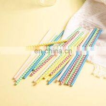 Hot Selling Colorful White Kraft Paper Drinking Straws Colored Straws For Drinking thumbnail-4