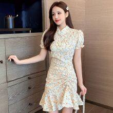 New Summer Dress Styles for Moms in 2025 - Fashionable Dresses for Middle - Aged and Elderly Women, Short - Sleeve, Elegant, Plus - Size thumbnail-4