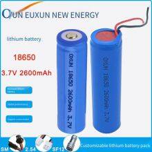 Oxun Lithium Battery Icr18650 Lithium-ion Battery, 3.7v, 2600mah, for Consumer Electronics thumbnail-1
