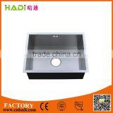 Hot Selling SUS304 Zero Radius Handmade Kitchen Sink HD6045H-V thumbnail-1