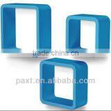 Home Decoration Wooden Wall Cube Shelf Design thumbnail-2