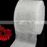 Flexible Rhinestone Trimming Mesh Crystal Banding, 24 Rows Elastic Stretch Rhinestone Trimming Rolls thumbnail-4