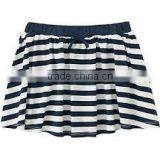 2016 New Fashion Cotton Stripe Baby Girl Skirt Designs With Superior Quality Elastic Waistband thumbnail-1