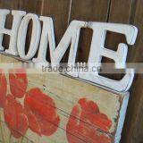Shabby and Chic Natural Pretty Wood Different Styles Alphabet Letters