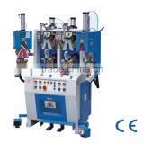 Shoe machine QF - 418 Two cold & hot Counter Moulding machine Productivity shoe Making Machine