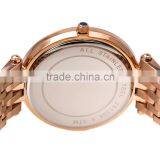 China Alarm Women's Vintage Diamond Bezel Stainless Steel Bracelet Watch Water Resistant Quartz Movement thumbnail-2
